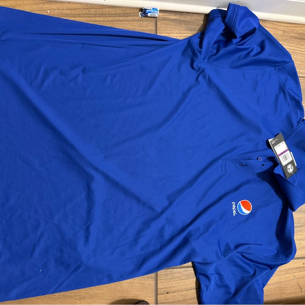 Under Armour Pepsi Blue Polo Shirt for Men